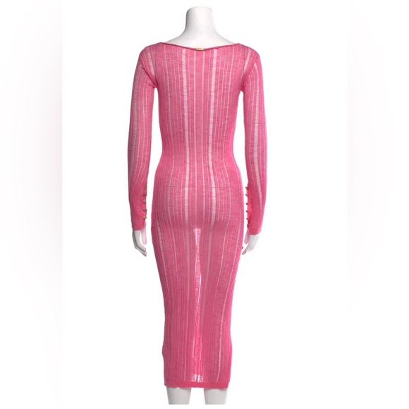 Cult Gaia Antonella button detailed knit dress/coverup new with tags - Picture 3 of 8